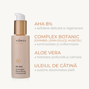 Concentrat de noapte cu efect de reînnoire 8% AHA, Perfect Glow