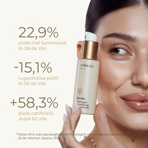 Concentrat de noapte cu efect de reînnoire 8% AHA, Perfect Glow