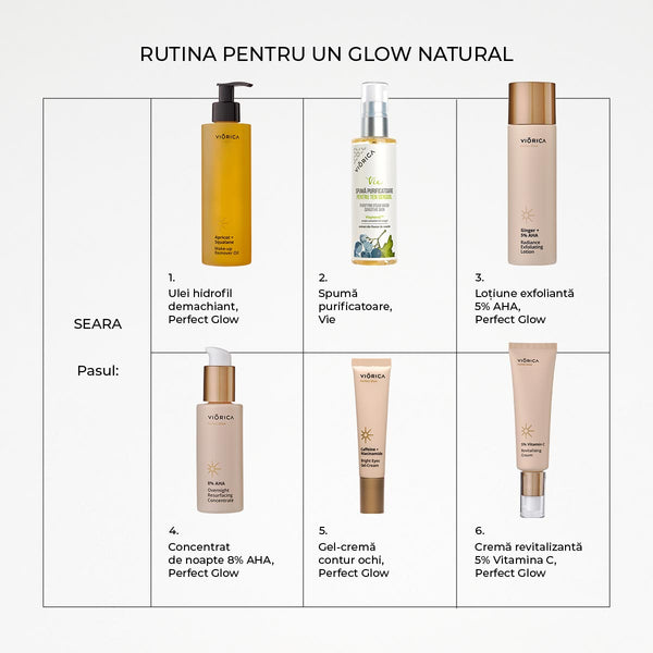 Ulei hidrofil demachiant Caise + Squalane, Perfect Glow