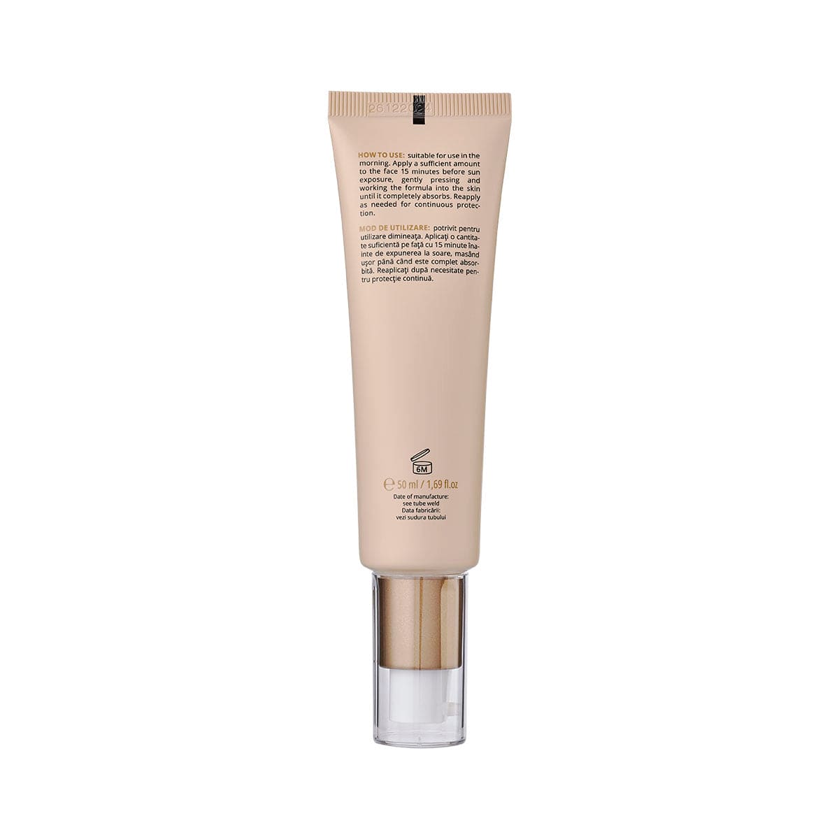 Cremă hidratantă și iluminantă cu protecție minerală SPF 50 Ginseng + Cafeină, Perfect Glow