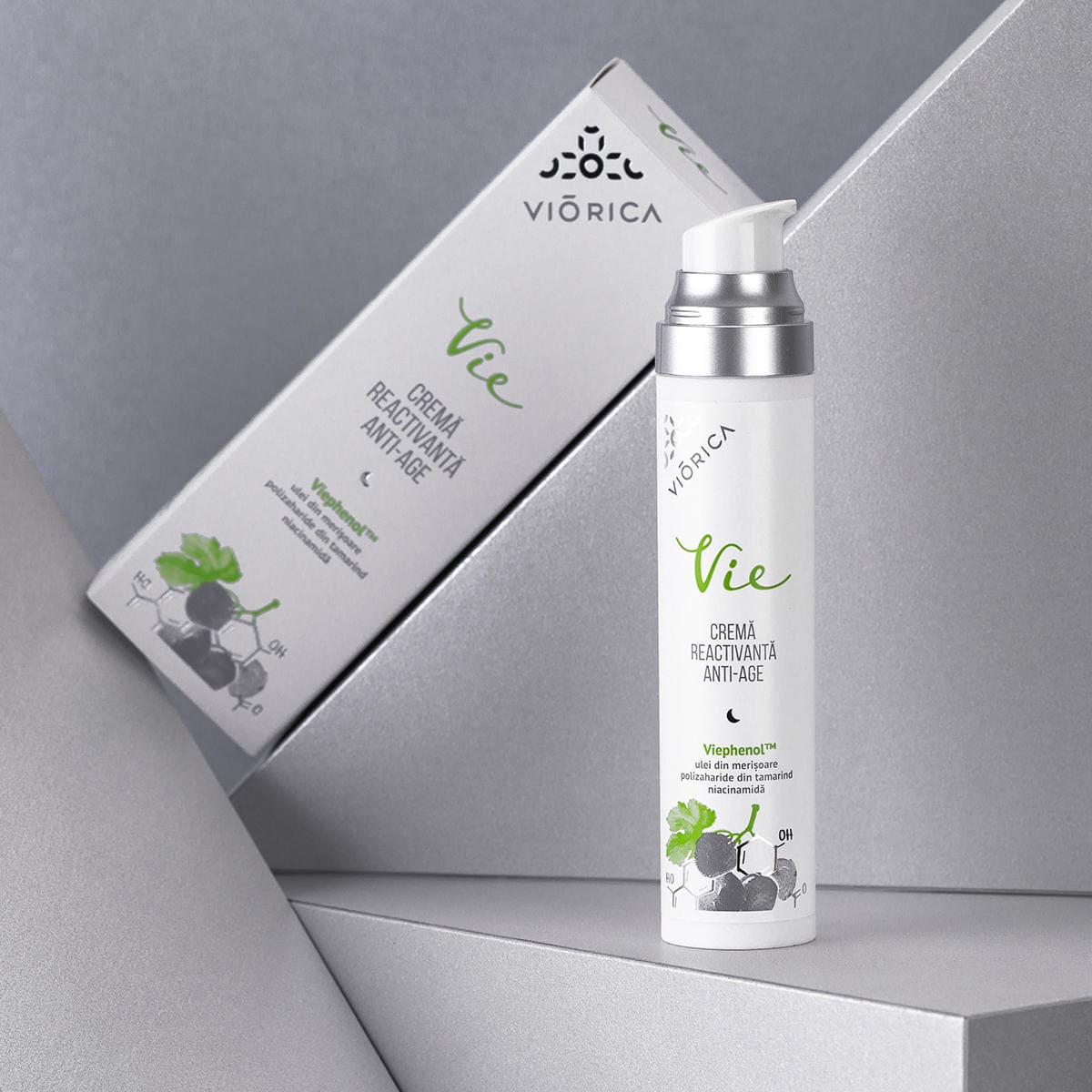 Cremă reactivantă Anti-Age de noapte, Viorica Vie