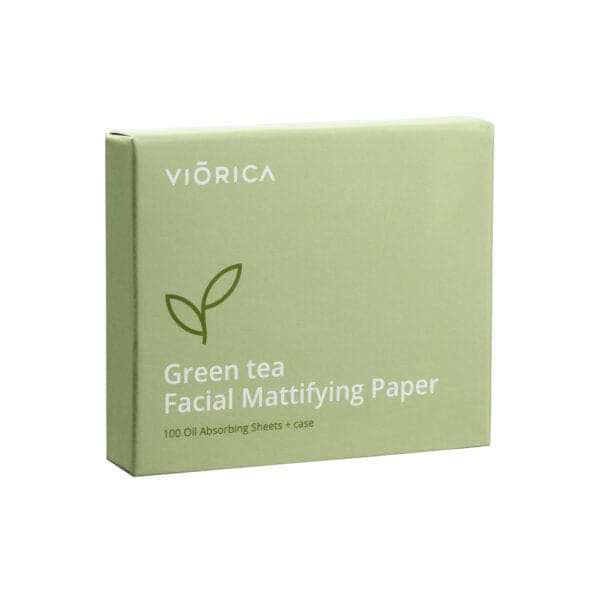 Hârtie matifiantă cu ceai verde