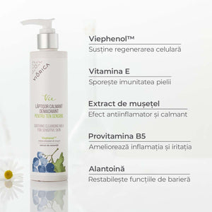 Lăptișor calmant demachiant, Viorica Vie