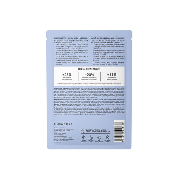 Mască-ser cu efect radical de hidratare
