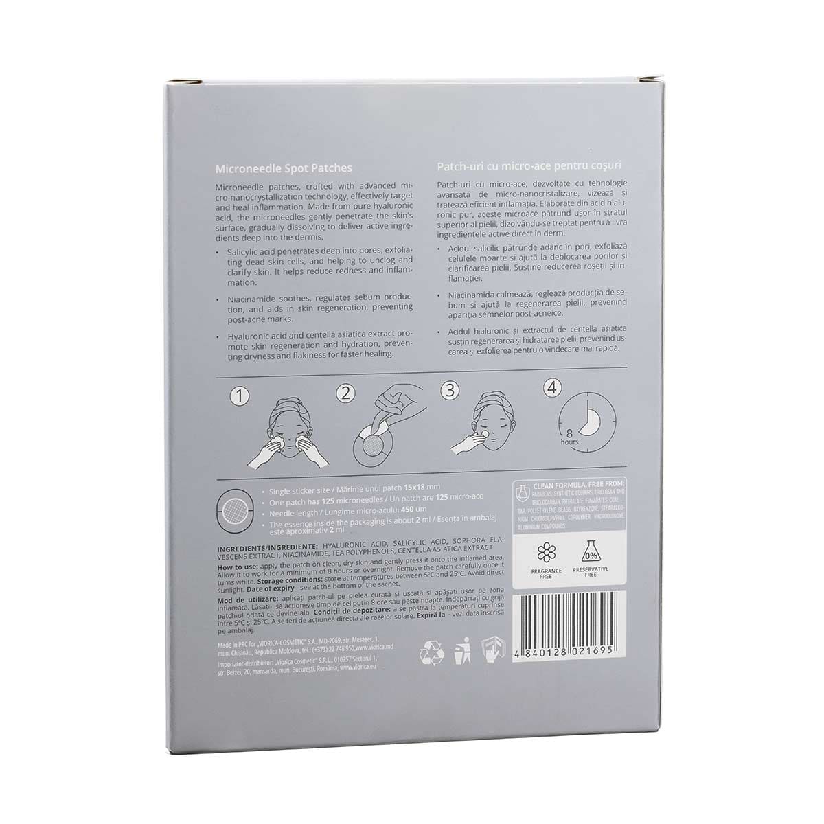 Patch-uri cu micro-ace pentru coșuri, A0