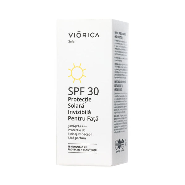 Protecţie Solară Invizibilă pentru faţă Spf 30, Viorica Solar