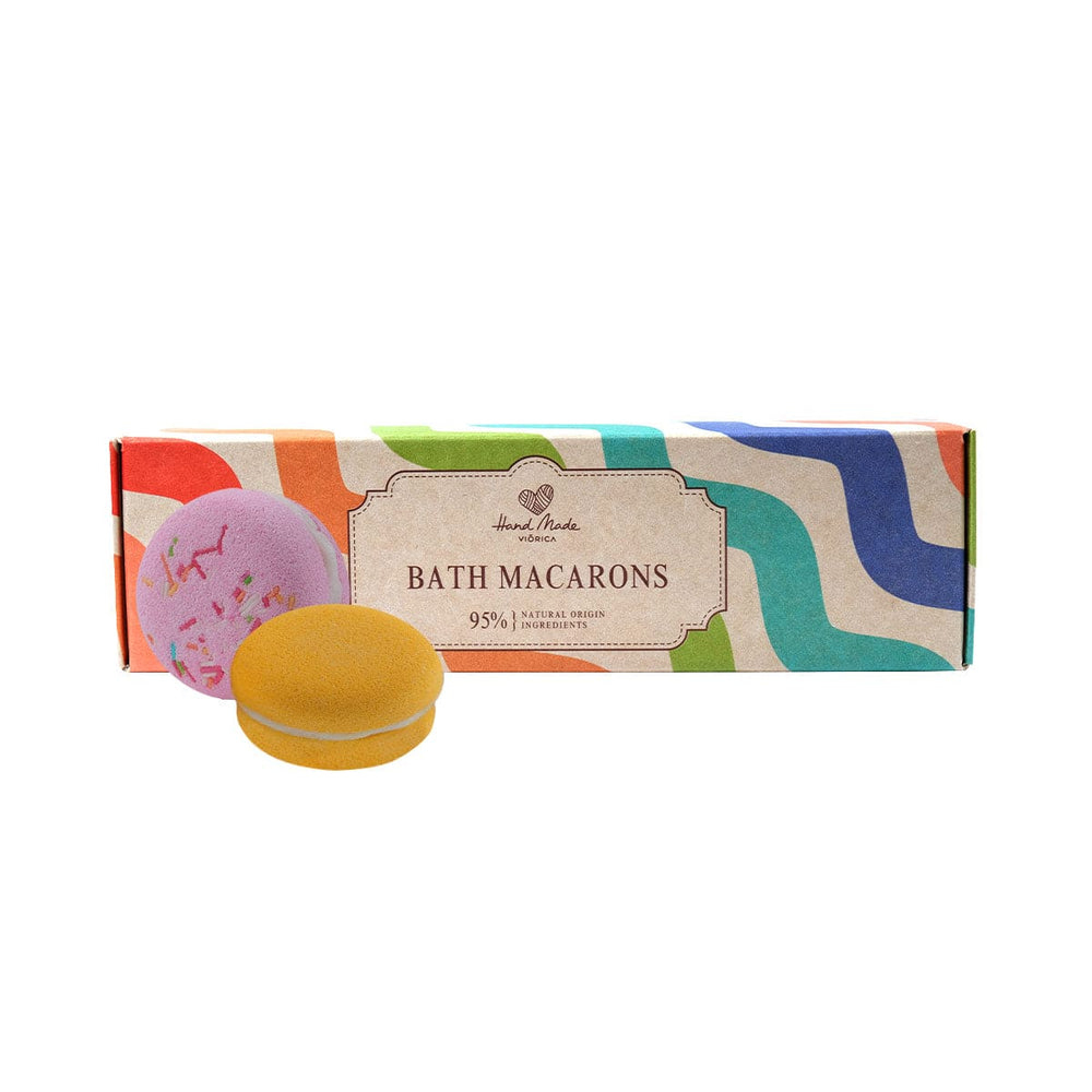 Set bile de baie efervescente Macarons