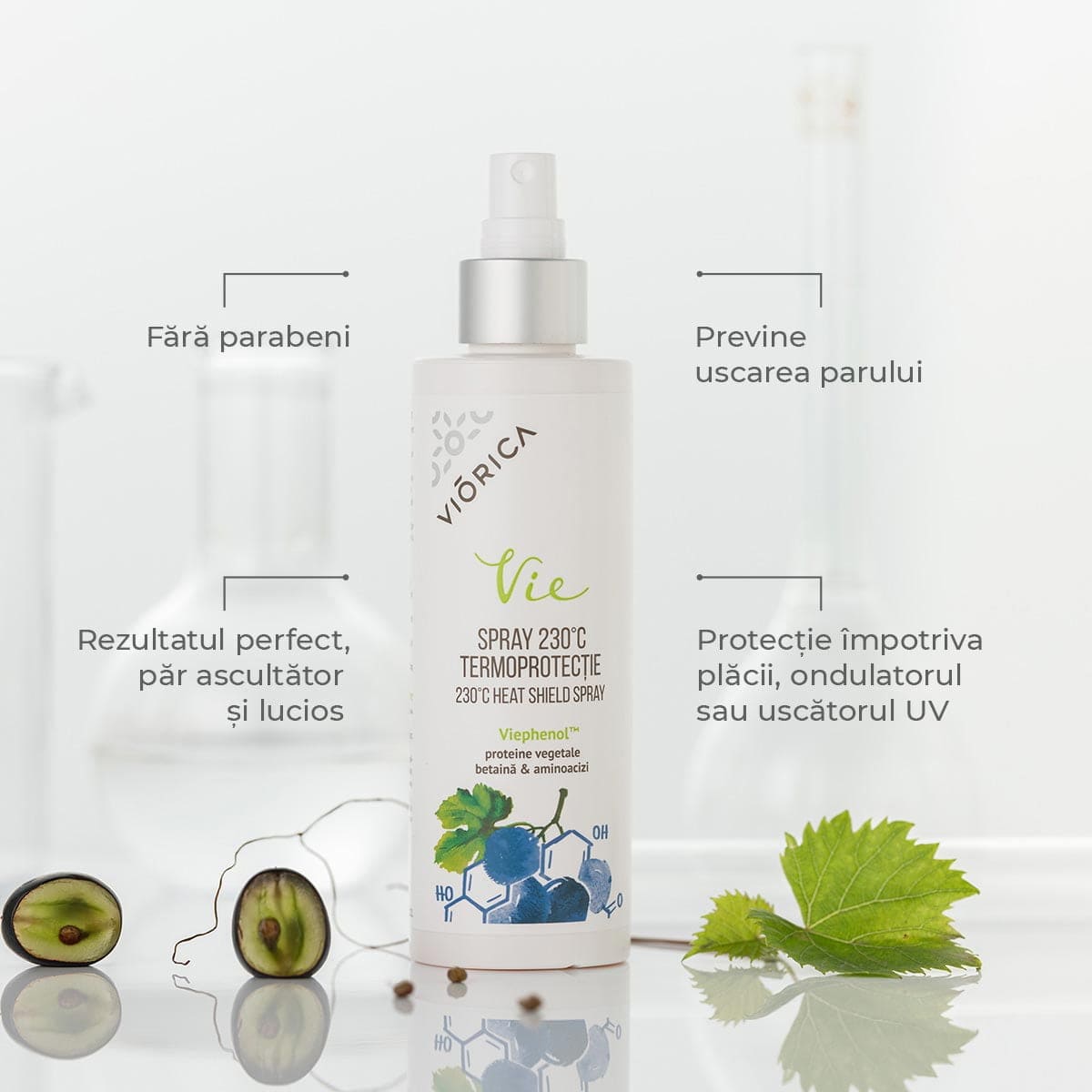 Spray 230°C termoprotecție, Viorica Vie