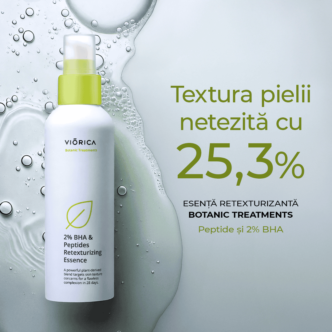 Esenţă retexturizantă cu peptide şi 2% BHA, Botanic Treatments