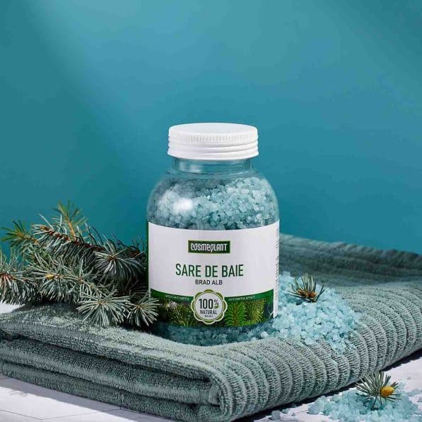 Sare de Baie cu Extract și Ulei Esențial de Brad Alb